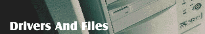 Drivers And Files