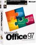 Image of Microsoft Office 97 Professional Upgrade & Bookshelf, CD